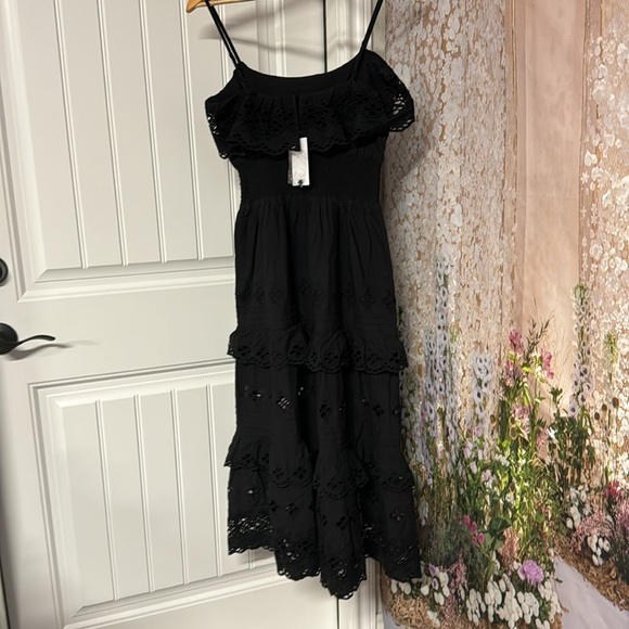 Lovers and Friends Dallas Midi Dress in Black - Picture 8 of 9